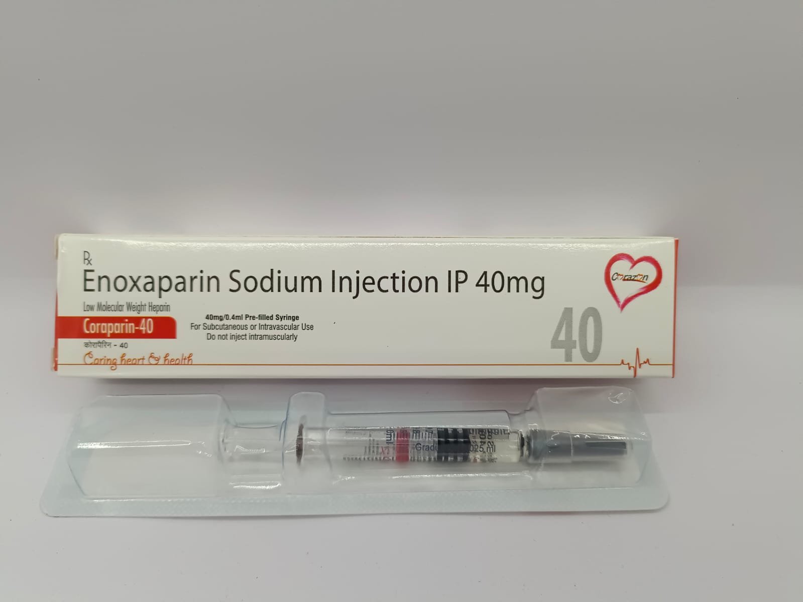 Enoxaparin Sodium 40mg Injection