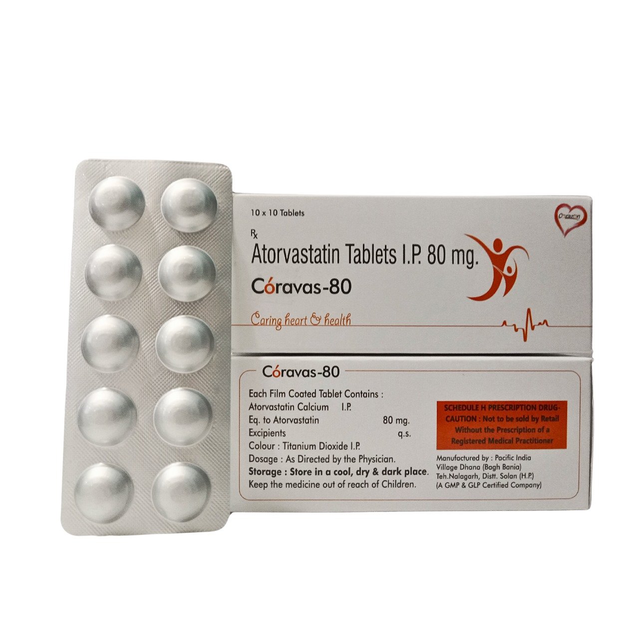 Atorvastatin 80mg Tablet