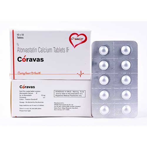 Atorvastatin Calcium 10mg Tablets IP