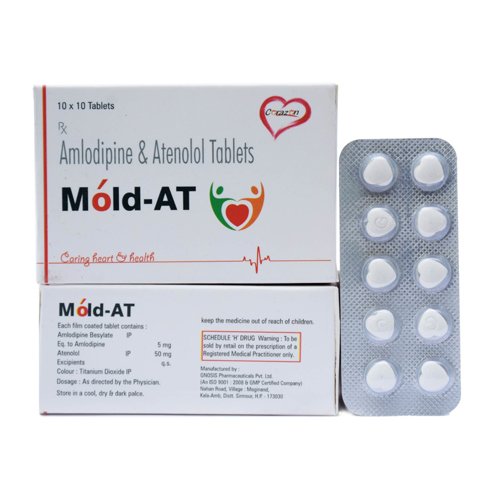 Amlodipine  5mg Atenolol  50mg Tablet