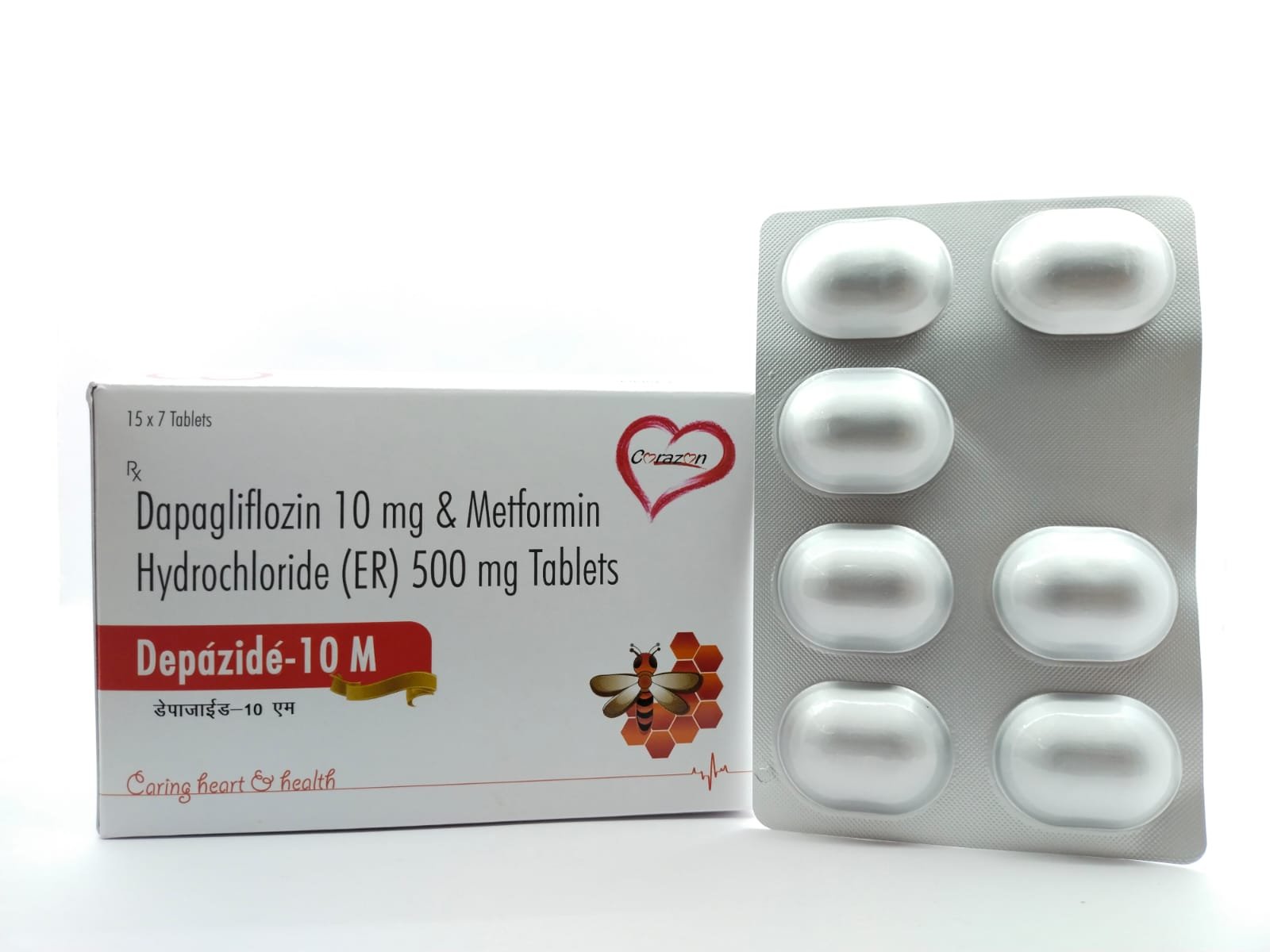 Dapagliflozin 10mg  with Metformin 500mg