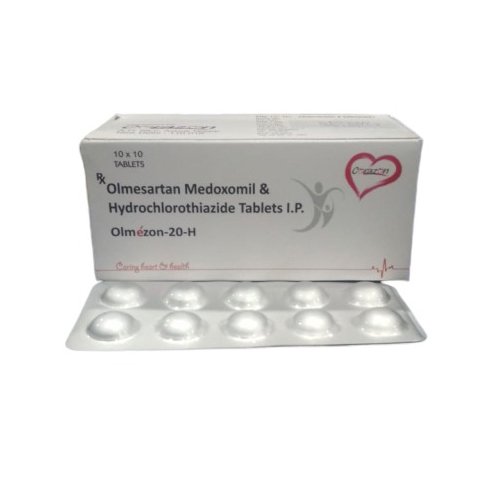Olmesartan 20mg Hydrochlorothiazide 12.5mg Tablet