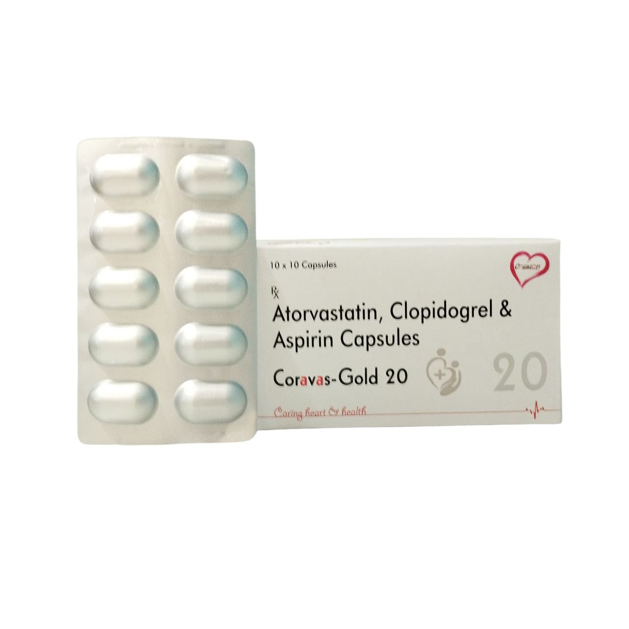 Atorvastatin, Clopidogrel and Aspirin Capsules