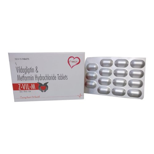 Vildagliptin Metformin 50mg 500 mg Tablet